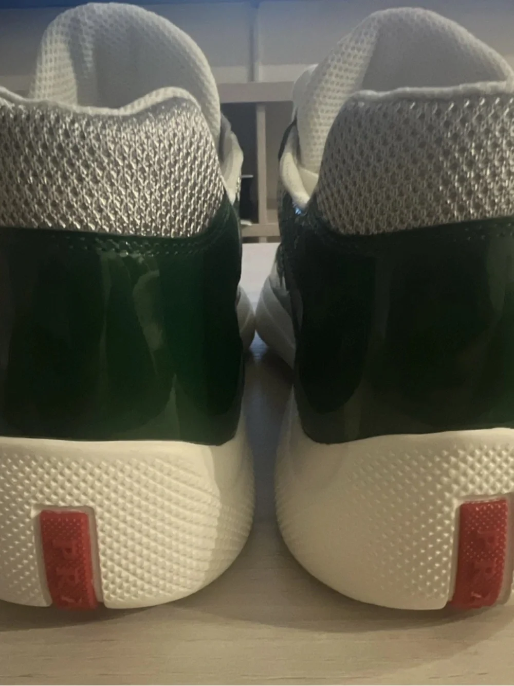 Prada Americas Cup Sneakers Green Size EU 45, Men’s US 11.5